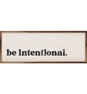 Be Intentional White